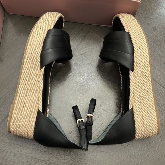 Franco Sarto Sandals Via Black Leather - Picture 8 of 11